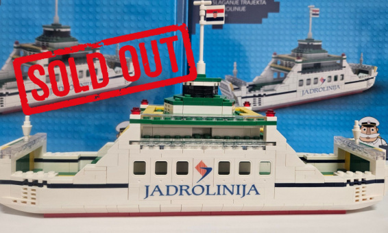 Kockice za slaganje trajekta Jadrolinije